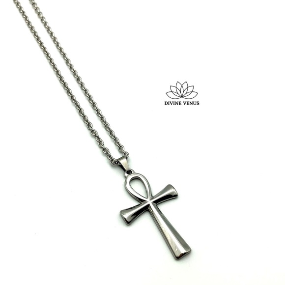 Ankh Necklace | Stainless Steel | Unisex - Picture 7 of 11